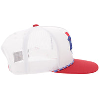 Hooey "Pabst Blue Ribbon" White with Red Hat