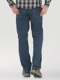 Wrangler Men's Rugged Wear Performance Series Relaxed Straight Jean in Medium Stone