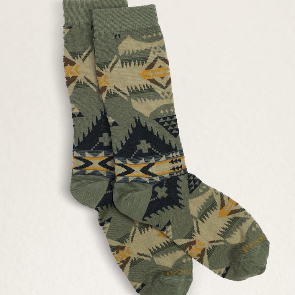 Pendleton Sage Nehalem Crew Socks