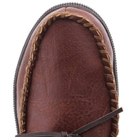 Twister Men's Henry Moccasin Slippers in Brown