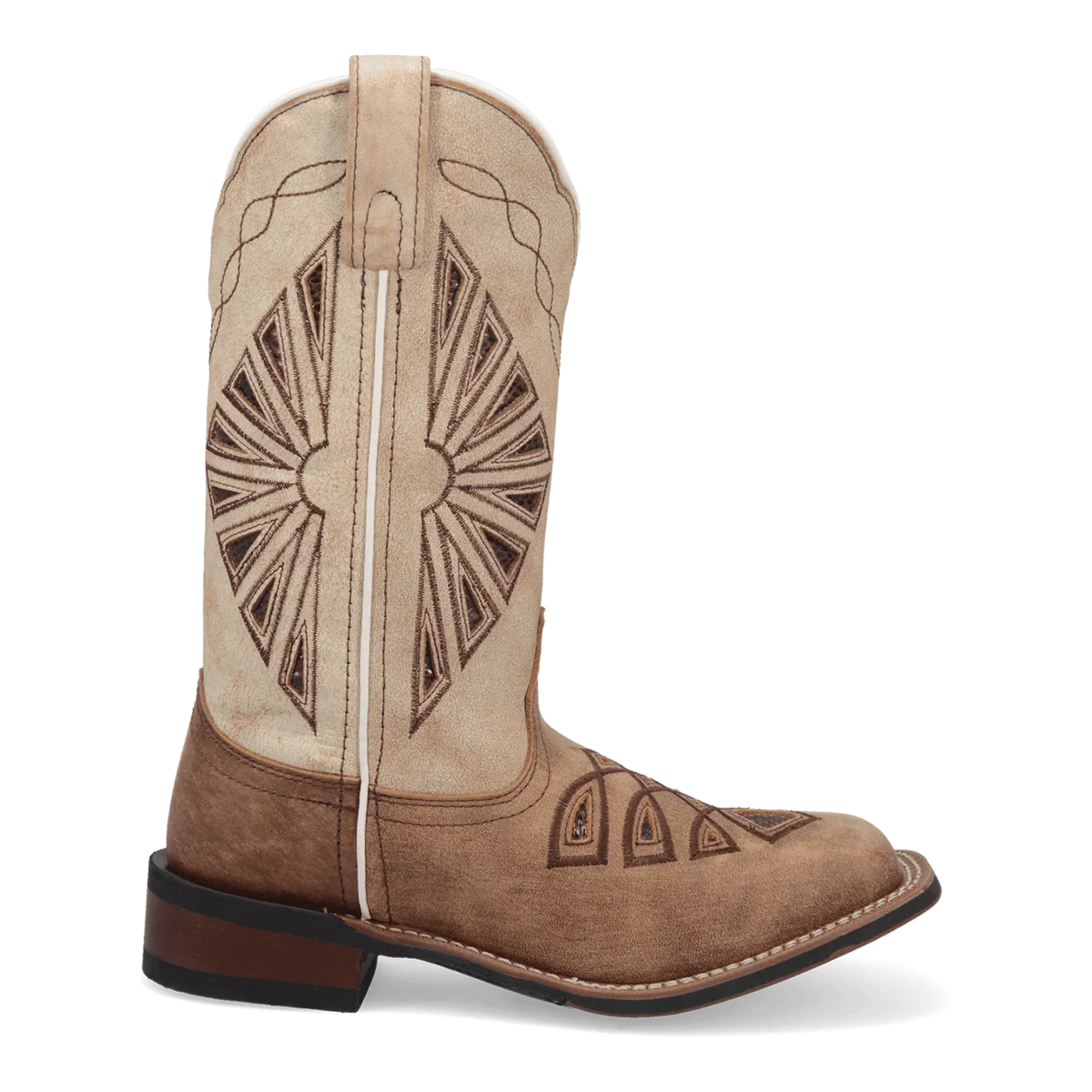 Laredo Women's Kite Days Boot in Brown & Bone