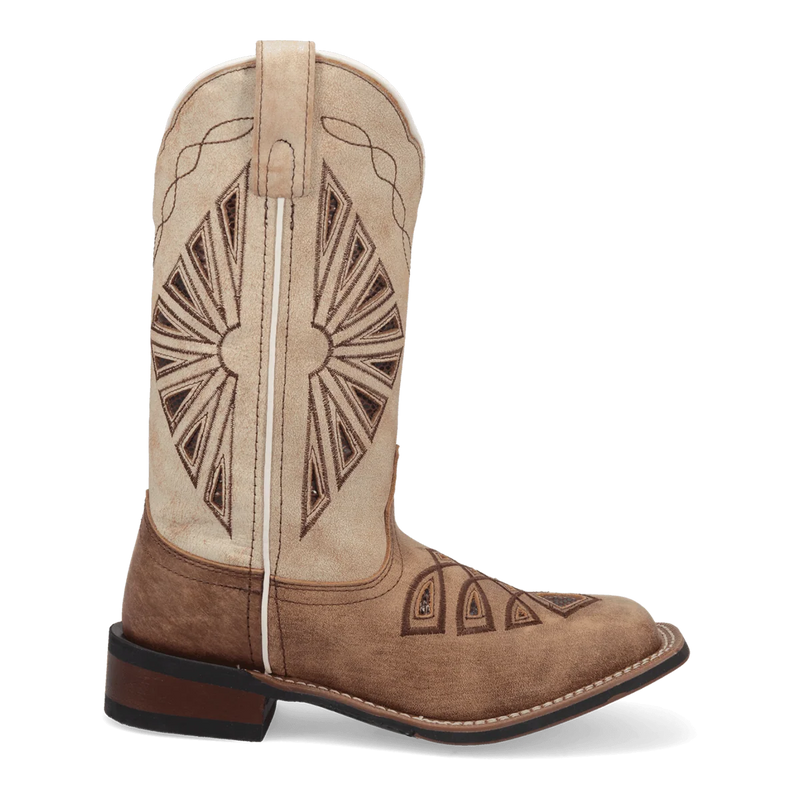 Laredo Women's Kite Days Boot in Brown & Bone