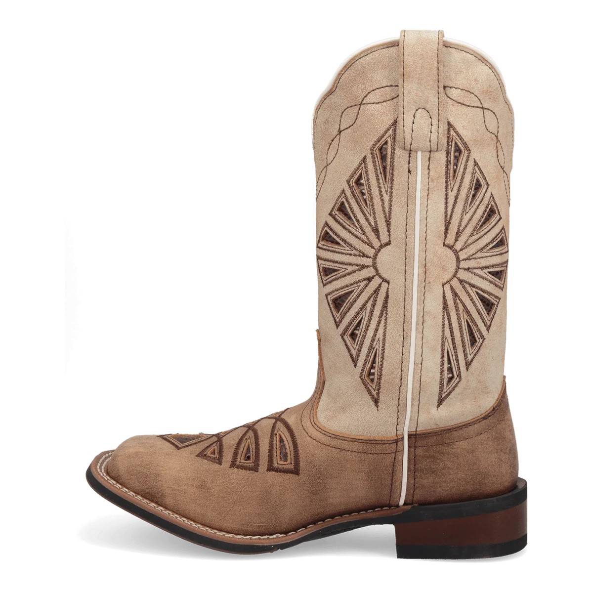 Laredo Women's Kite Days Boot in Brown & Bone