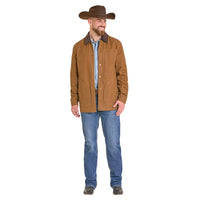 Panhandle Slim Men's Oilskin Coat in Camel