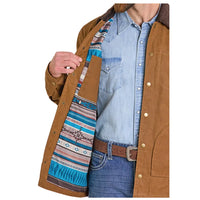 Panhandle Slim Men's Oilskin Coat in Camel
