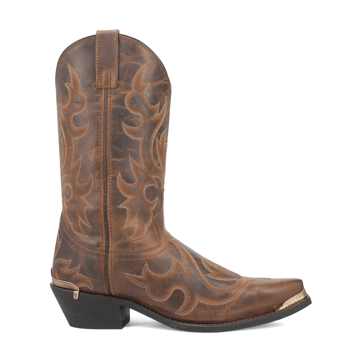 Laredo Men's Jameson Snip Toe Western Boot in Tan