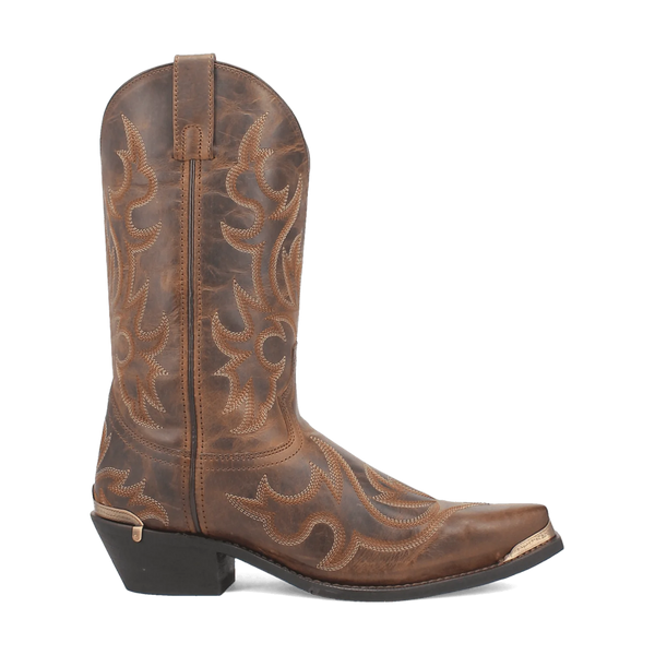 Laredo Men's Jameson Snip Toe Western Boot in Tan