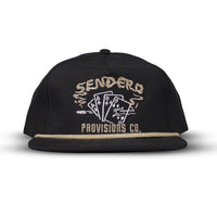 Sendero Provisions Co. "Dead Man's Hand" Snapback Hat in Black