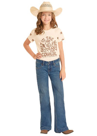 Rock & Roll Denim Girl's Trouser Jeans in Medium Wash