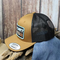 Red Dirt Hat Co. "Between The Line" Hat in Caramel/Black