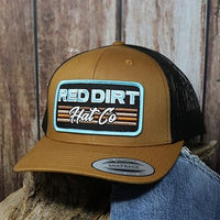 Red Dirt Hat Co. "Between The Line" Hat in Caramel/Black