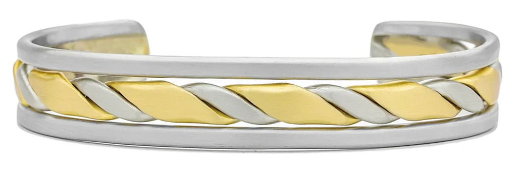 Sergio Lub Copper, Silver, and Brass Bracelets