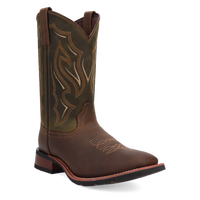 Laredo Men's Trailblazer Western Boot in Brown/Hunter Green