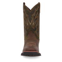 Laredo Men's Trailblazer Western Boot in Brown/Hunter Green