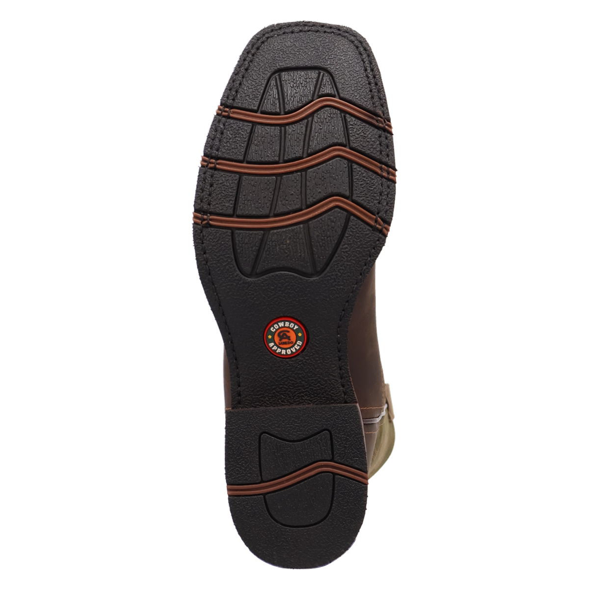 Laredo Men's Trailblazer Western Boot in Brown/Hunter Green