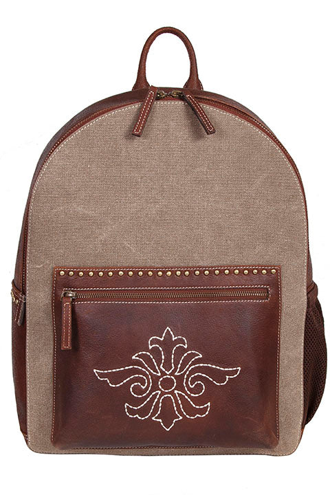 Scully Berkeley Canvas & Leather Backpack