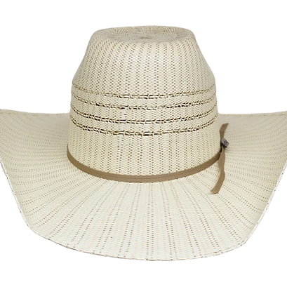 Lone Star Jack Two-Tone Bangora Straw Cowboy Hat