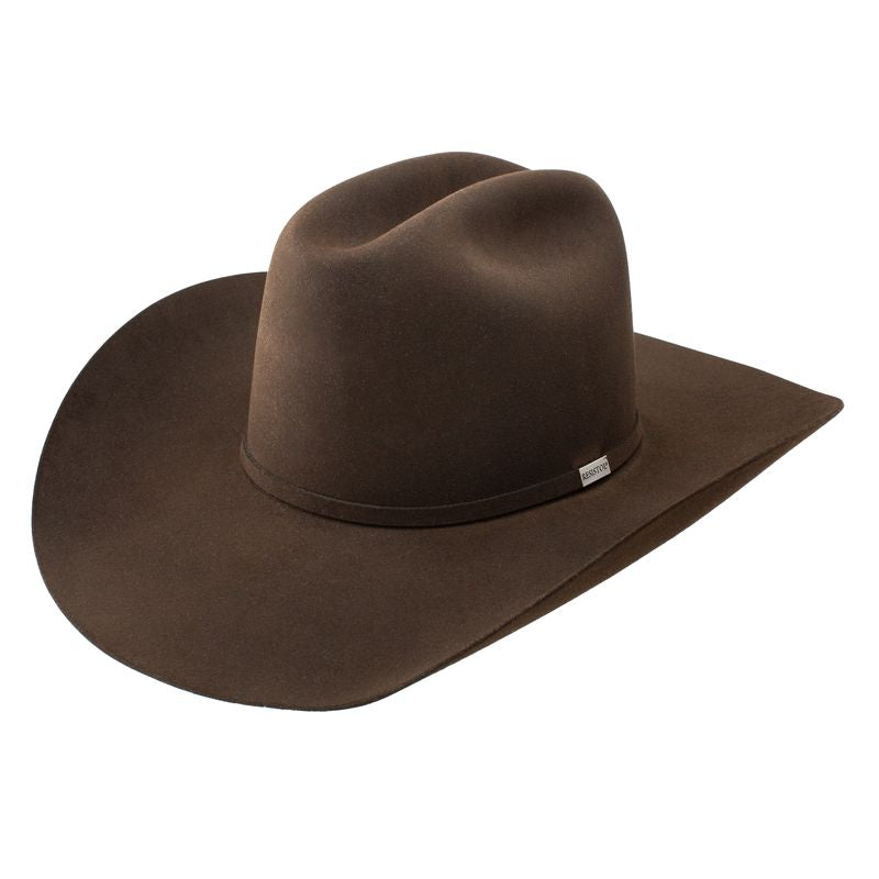 Resistol Five Star 5X Fur Blend Hat in Chocolate