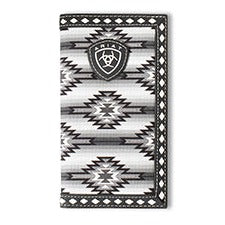 Ariat Men's Southwest Diamond Fabric Rodeo Wallet