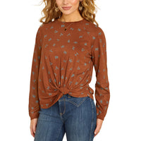 Ariat Women's Della Long Sleeve Twist Top