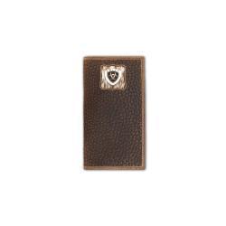 Ariat Men's Hair On Hide Logo Concho Rodeo Wallet