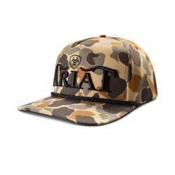 Ariat Men's 3D Embroidered Logo Rope Hat in Camo
