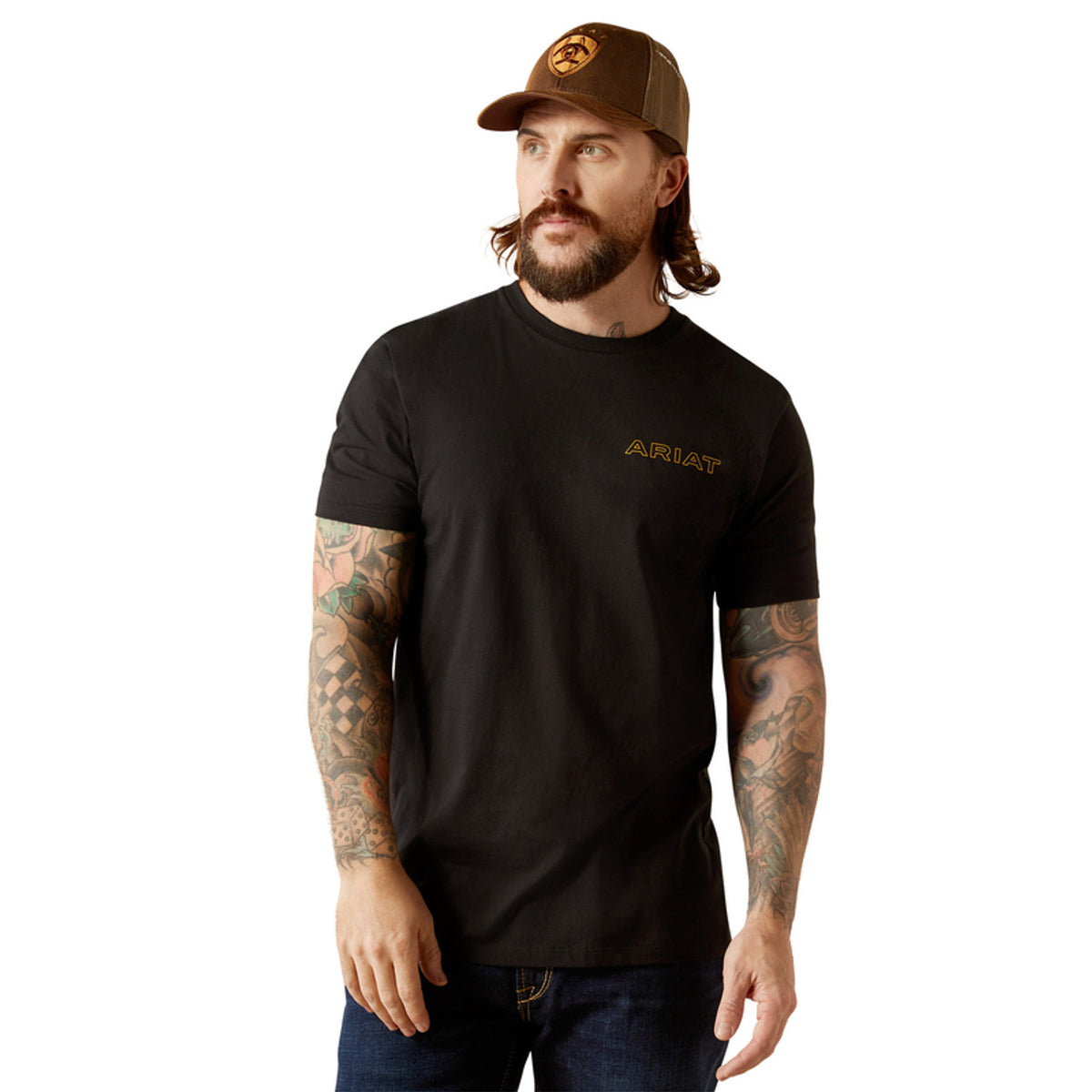 Ariat Men's Western Wear Graphic T-Shirt in Black