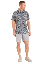 Rock & Roll Denim Men's 8" Chino Shorts in Light Grey