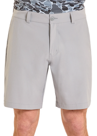 Rock & Roll Denim Men's 8" Chino Shorts in Light Grey