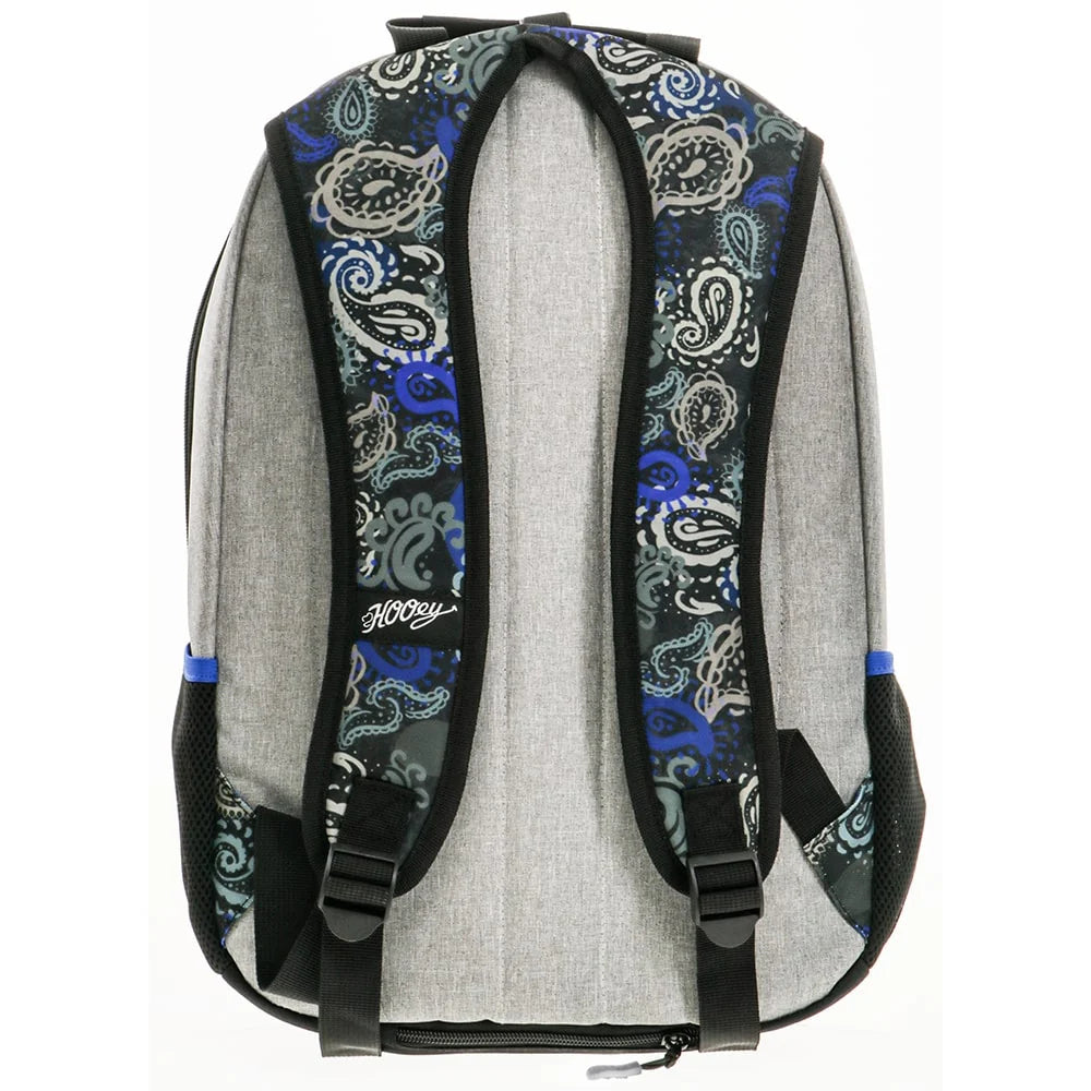 Hooey "Rockstar" Grey & Black Paisley Print