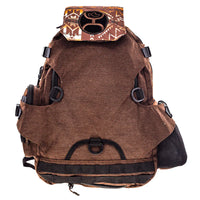 Hooey "Mule" Brown and Black Aztec Backpack