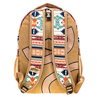 Hooey "Recess" Tan Thunderbird Pattern Backpack