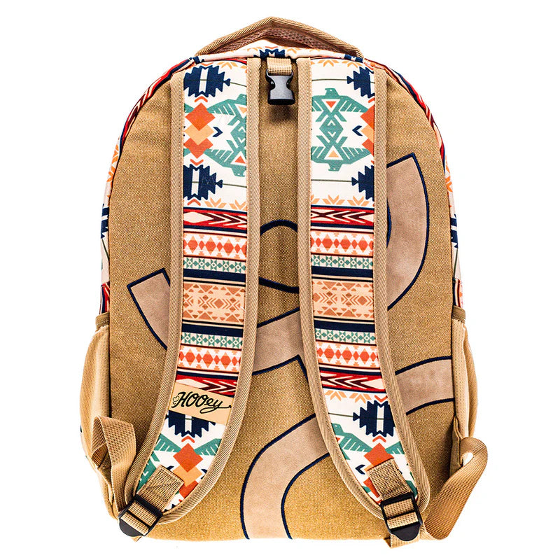 Hooey "Recess" Tan Thunderbird Pattern Backpack