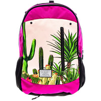 Hooey "Rockstar" Pink Cactus Print Backpack