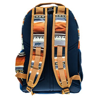 Hooey "Ox" Navy and Tan Serape Backpack