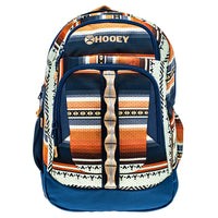 Hooey "Ox" Navy and Tan Serape Backpack