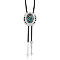 Montana Silversmiths The Pioneer's Turquoise Bolo Tie