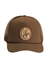 Rock & Roll Denim Trust No One Patch Cap in Olive