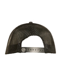 Rock & Roll Denim Black Camo Patch Cap in Charcoal
