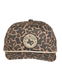 Rock & Roll Denim Koe Wetzel Camo Snapback Hat in Taupe