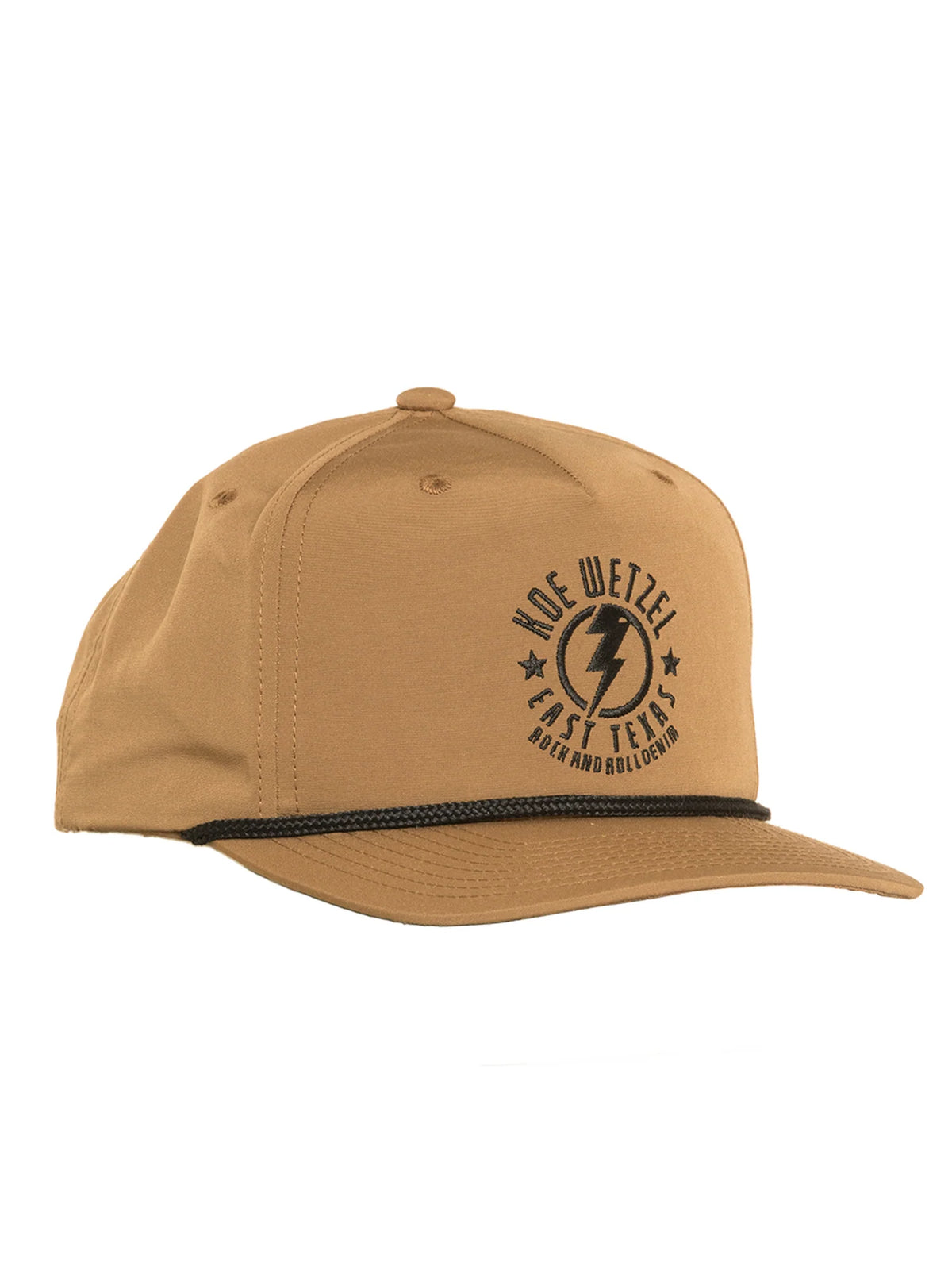 Rock & Roll Denim Koe Wetzel East Texas Snapback Hat in Mustard