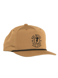Rock & Roll Denim Koe Wetzel East Texas Snapback Hat in Mustard