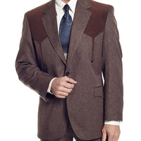 Circle S Men's Heather Boise Sport Jacket in Chestnut Brown