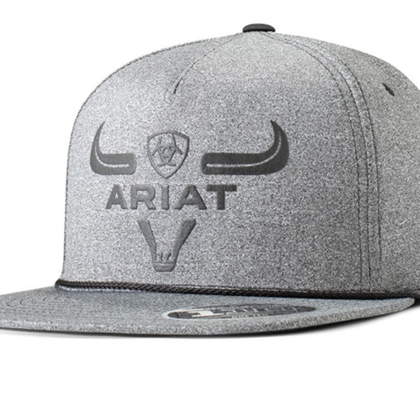Ariat FlexFit 110 Mexico Logo Snap Back Cap - Grey - Gavel Western