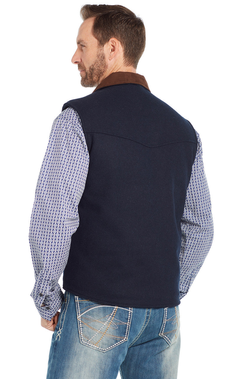 Cripple Creek by Circle S Men's Wool Melton Concealed Carry Vest (Available in 2 Colors)