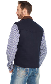 Cripple Creek by Circle S Men's Wool Melton Concealed Carry Vest (Available in 2 Colors)