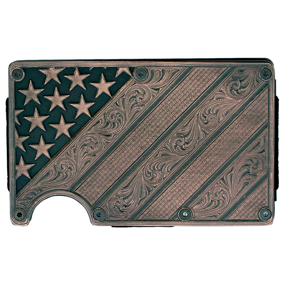 Montana Silversmiths All American Bronze Credit Card Holder