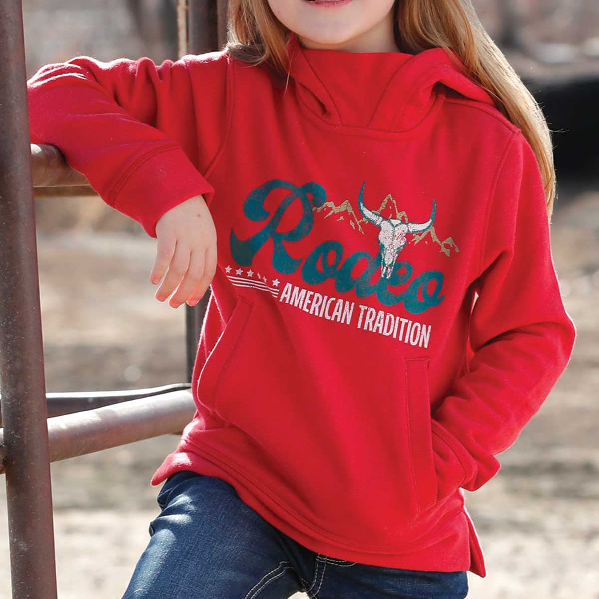 Cruel Girl's Rodeo Hoodie in Pink