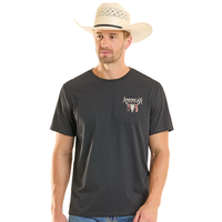 Rock & Roll Denim Unisex American Made Graphic T-Shirt in Black