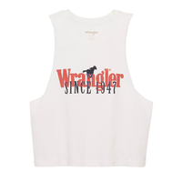 Wrangler Retro Women's Since 1947 Layers Graphic Festival Tank in Egret